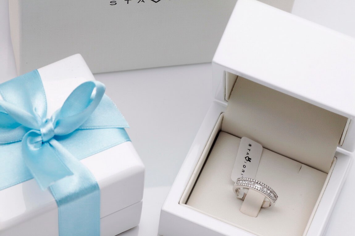 Emaga Złoty pierścionek PBD0759 - Diament